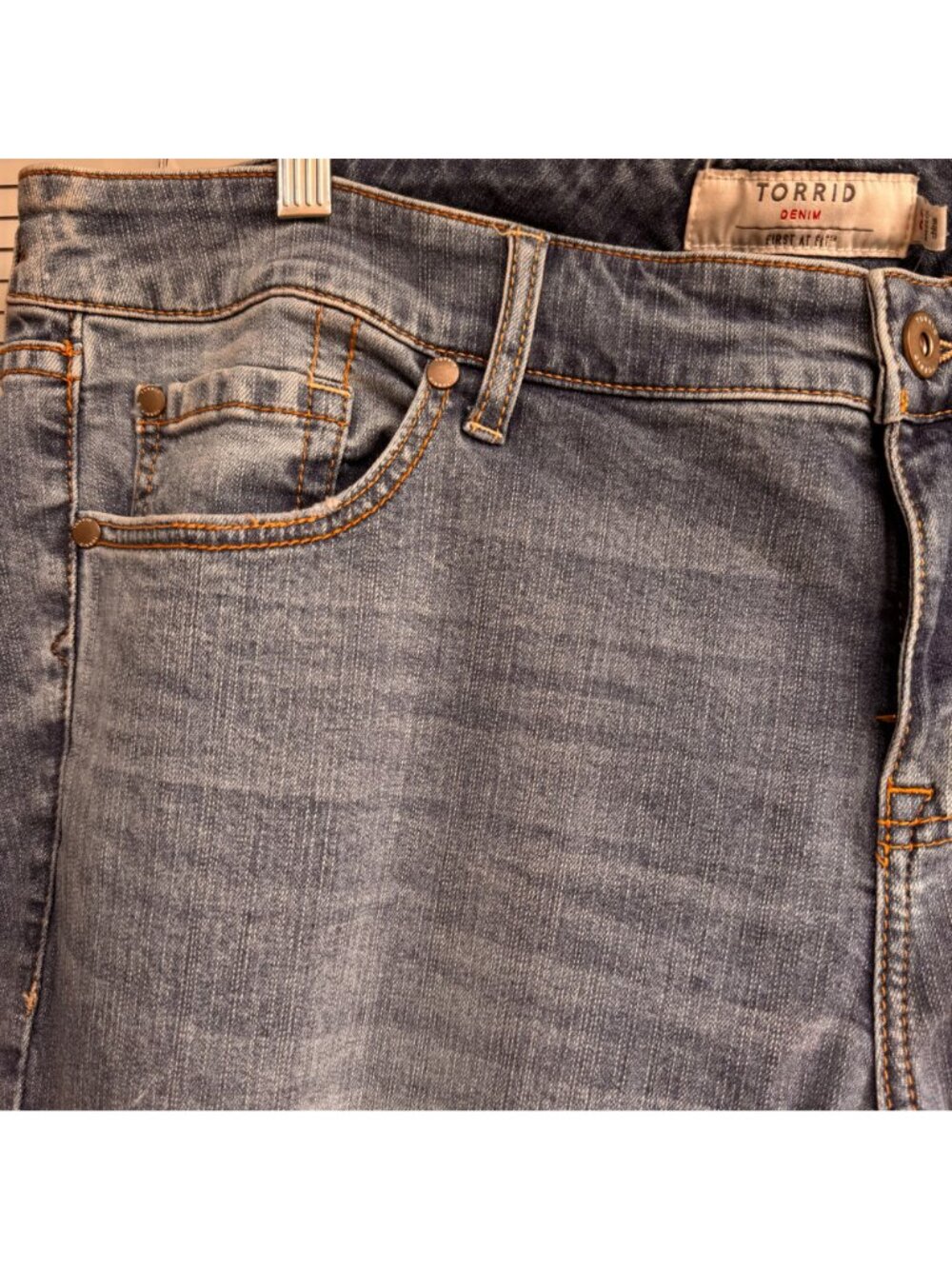 Torrid Womens Slim Boot Montecito Jeans Size 20 Medium Wash Denim Stretch Fit - Picture 14 of 15